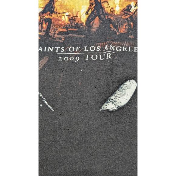 Motley Crue 2009 Tour T Shirt XL Saints of Los Angeles Concert Tee Black Band - Picture 8 of 13